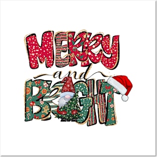 Merry and Bright Posters and Art